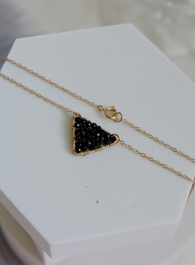 新品9折可调节叠戴长条形项链