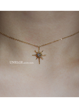 unelge手作叠戴神秘精致星空项链