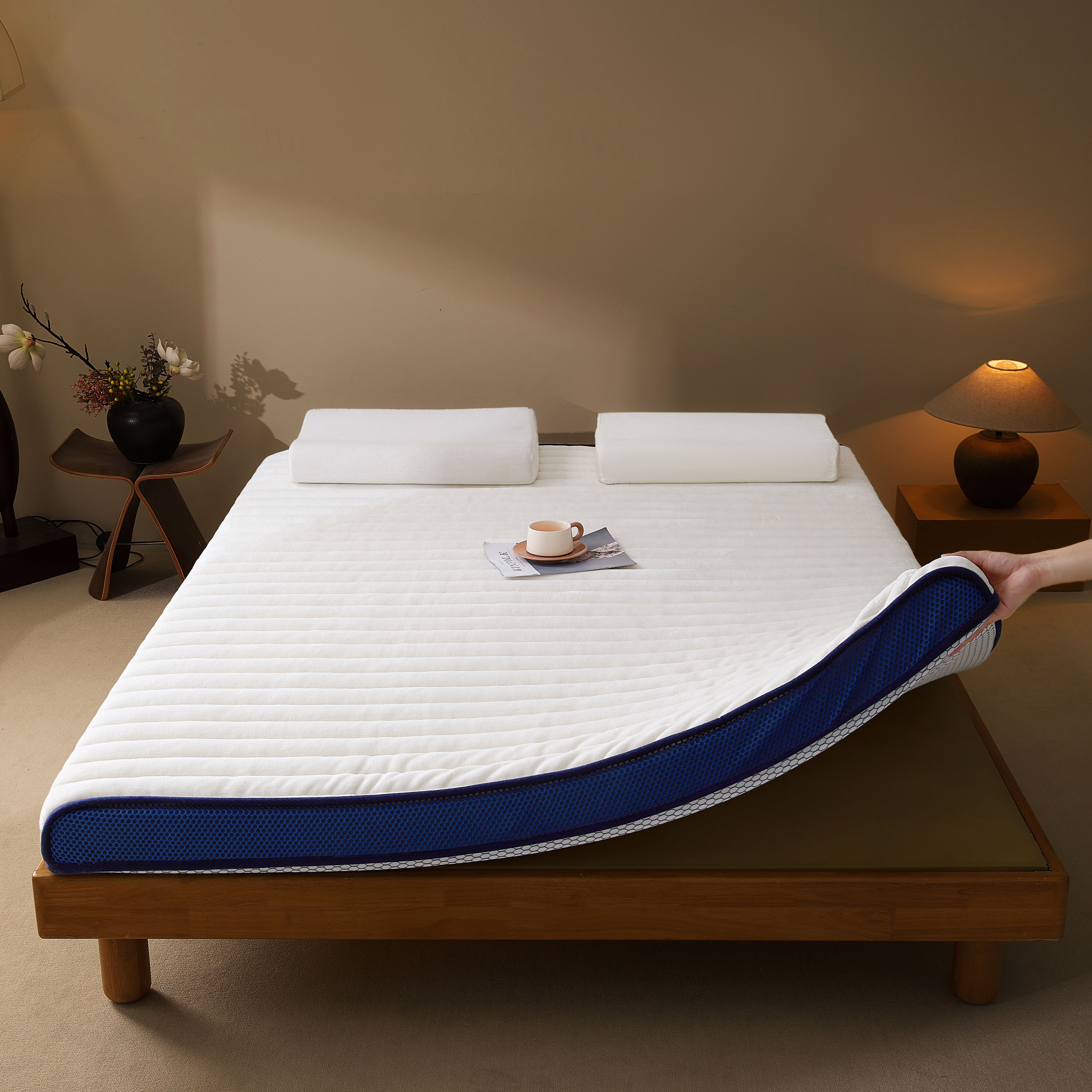 牛奶绒记忆海绵床垫软家用卧室榻榻米租房学生专用床褥垫子可折叠,淘宝优惠券,粉丝福利购,淘宝优惠卷