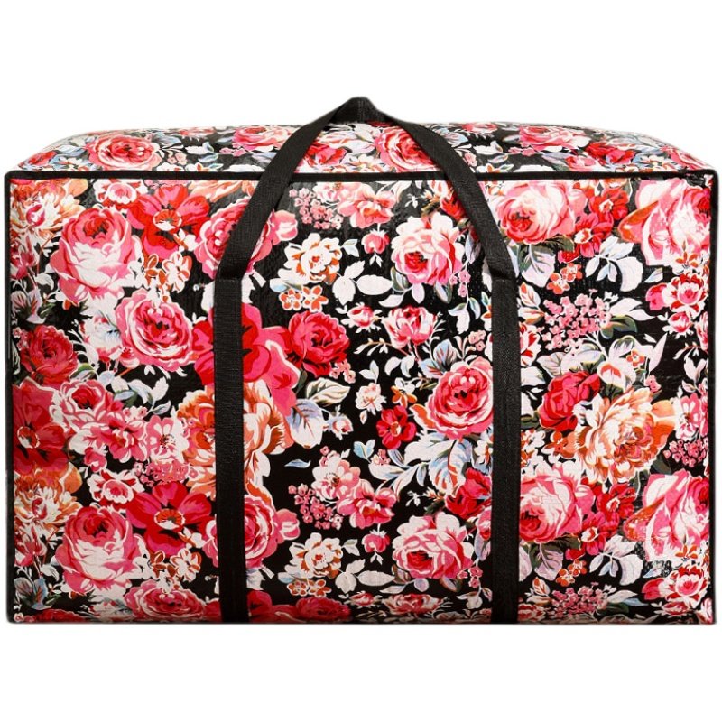 装衣服被子收纳袋大容量编织袋搬家行李袋家用整理袋搬家袋拉链式,淘宝优惠券,粉丝福利购,淘宝优惠卷