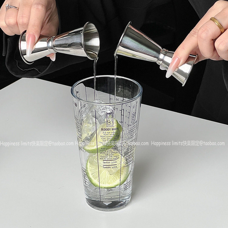 不锈钢调酒器套装玻璃雪克杯家用高级感调酒器冰锤手摇柠檬茶杯,淘宝优惠券,粉丝福利购,淘宝优惠卷