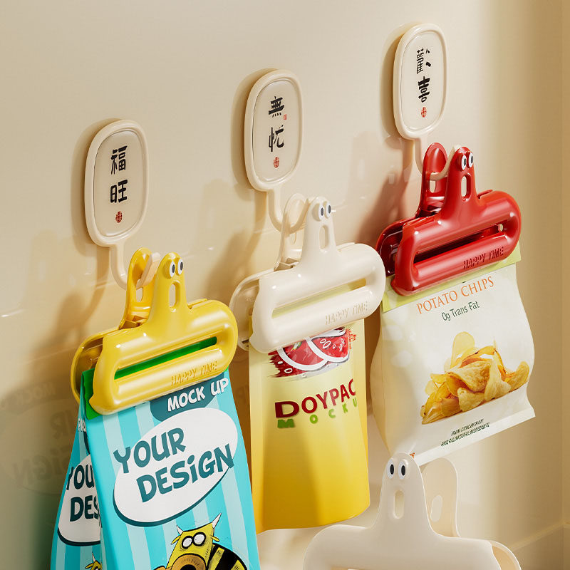 大开口零食袋封口夹食品袋子密封夹可爱卡通塑料防潮家用厨房调料,淘宝优惠券,粉丝福利购,淘宝优惠卷