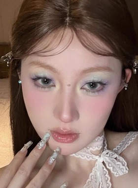 纯欲芭蕾叠戴蝴蝶结白色蕾丝飘带项链女细窄丝带百搭锁骨颈带丝巾