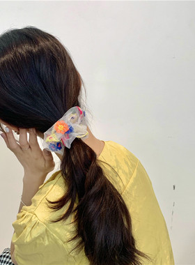网纱仙女小雏菊法式风大肠发圈
