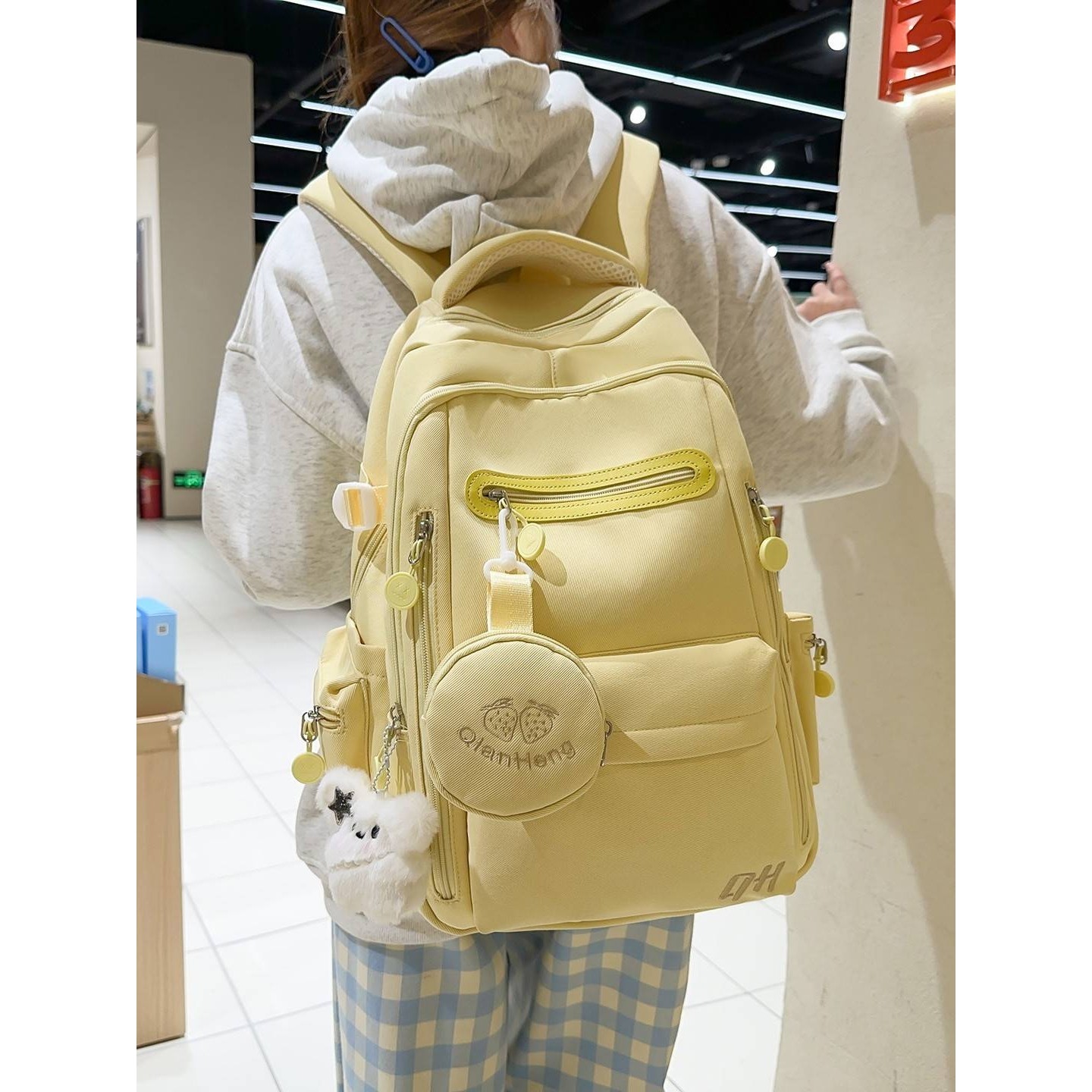 官方品牌韩系ins粉色甜美学院风中小学生三到六年级宽肩带多隔层,淘宝优惠券,粉丝福利购,淘宝优惠卷