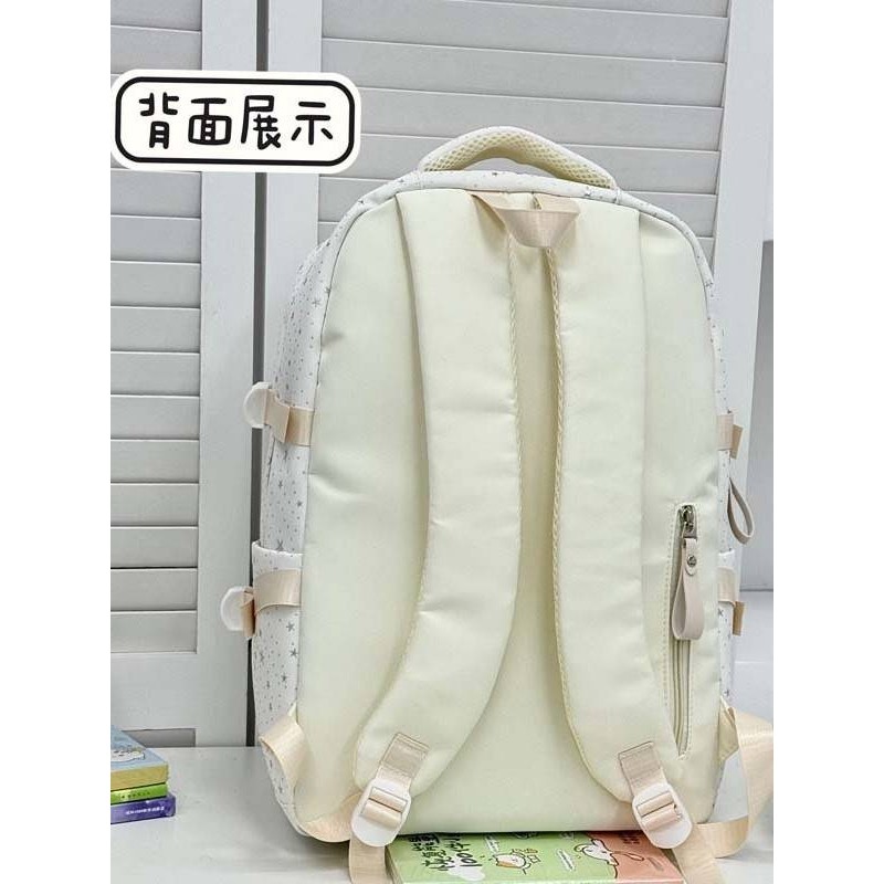 官方品牌日系新款双肩包ins书包大容量多层宽肩带星星高颜值电脑,淘宝优惠券,粉丝福利购,淘宝优惠卷