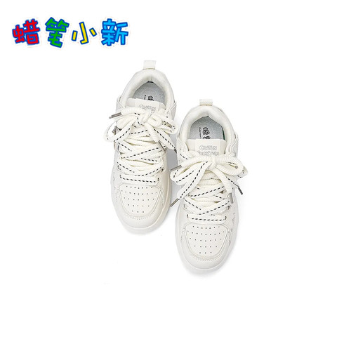 蜡笔小新鞋子男鞋2025秋季新款休闲小白鞋情侣款板鞋ins潮面包鞋 - 图2