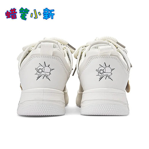 蜡笔小新鞋子男鞋2025秋季新款休闲小白鞋情侣款板鞋ins潮面包鞋 - 图3