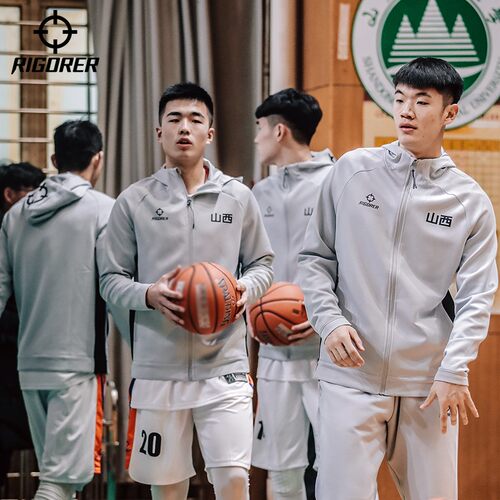 准者针织卫衣春秋新款大码连帽拉链开衫上衣运动休闲夹克外套定制 - 图2