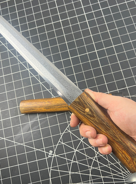 龙泉精师刀剑素剑百炼花纹钢一体锻打宝剑影视小剑道具兵器未开刃