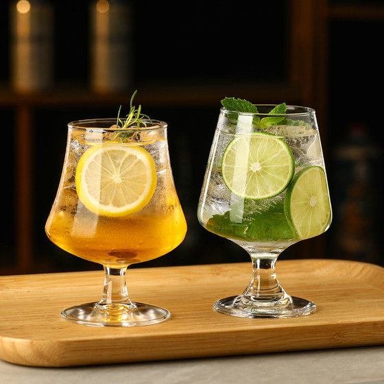 Ins style glass drink cup bartending cup