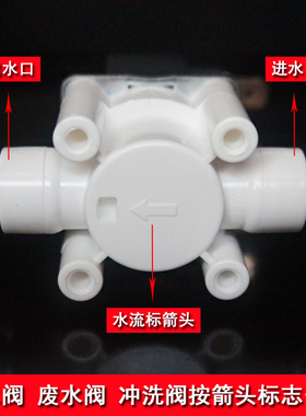 净水器电磁阀进水废水阀高压开关