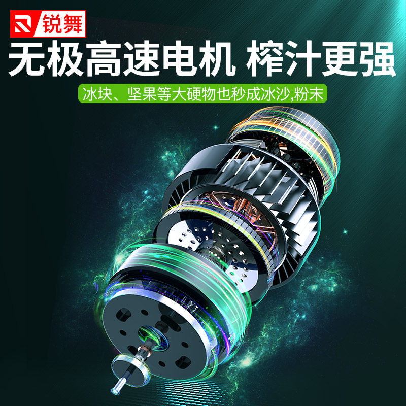 【抢先加购】锐舞小型便携式杯果汁机 锐舞榨汁机