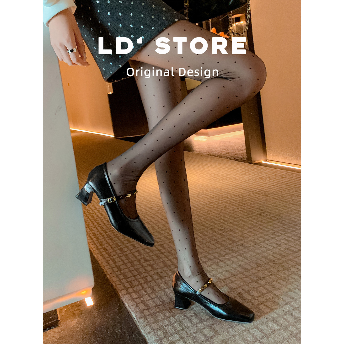 真皮~法式复古粗跟玛丽珍单鞋女2026新款小金条通勤不累脚高跟鞋,淘宝优惠券,粉丝福利购,淘宝优惠卷