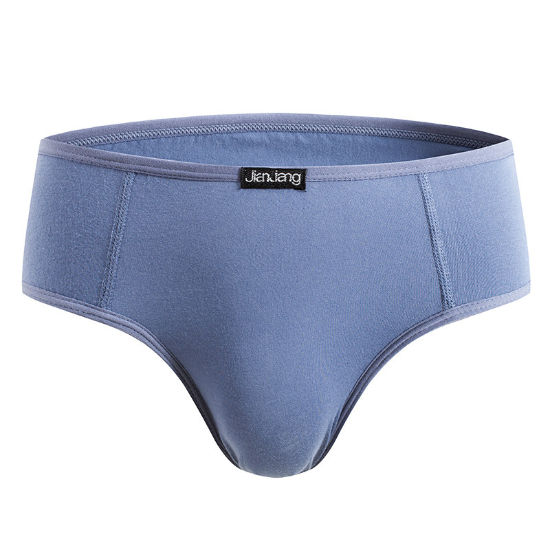 健将男士三角裤细边单层纯棉无缝裤裆弹力全棉中腰简约透气内裤薄,淘宝优惠券,粉丝福利购,淘宝优惠卷
