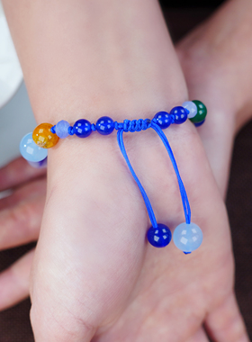 古风手链女清新手绳雕花甜美少女