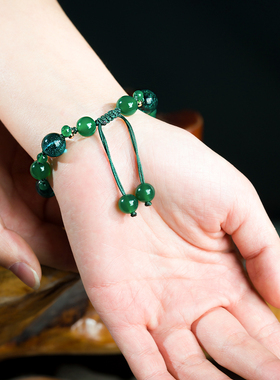 珠花蝶度女琉璃古风复古手链划算