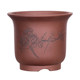 Yixing purple sand flower pot orchid pot large diameter Clivia flower pot ceramic special orchid flower pot clay purple sand pot