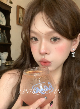 法式锆石迷人后挂式耳钉一款两戴