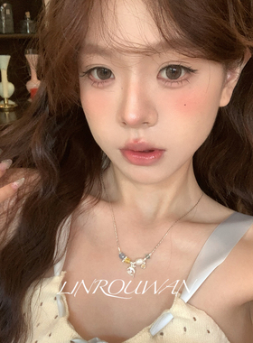 海星贝壳椰子树串珠项链锁骨链