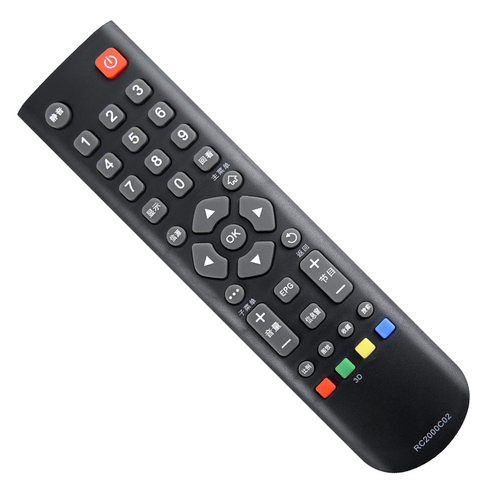适用于TCL3D电视遥控器 RC2000CO2 RC2000C02 C3000C11 RC2000R13 - 图1