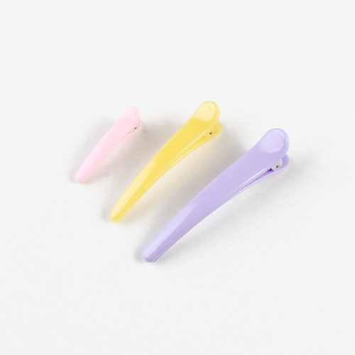 无痕发夹一字夹子头饰刘海侧边夹小抓夹鸭嘴夹化妆师专用理发卡女 - 图3