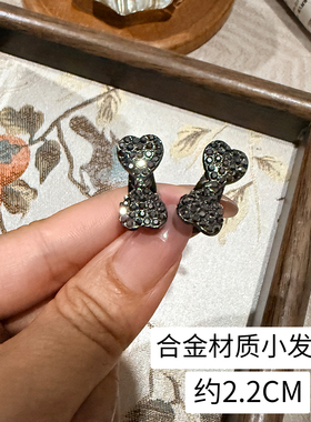 蝴蝶结卡子发夹新款发夹边夹侧边