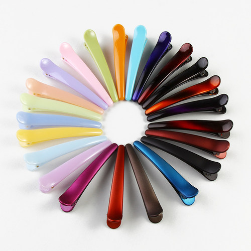 无痕发夹一字夹子头饰刘海侧边夹小抓夹鸭嘴夹化妆师专用理发卡女 - 图2