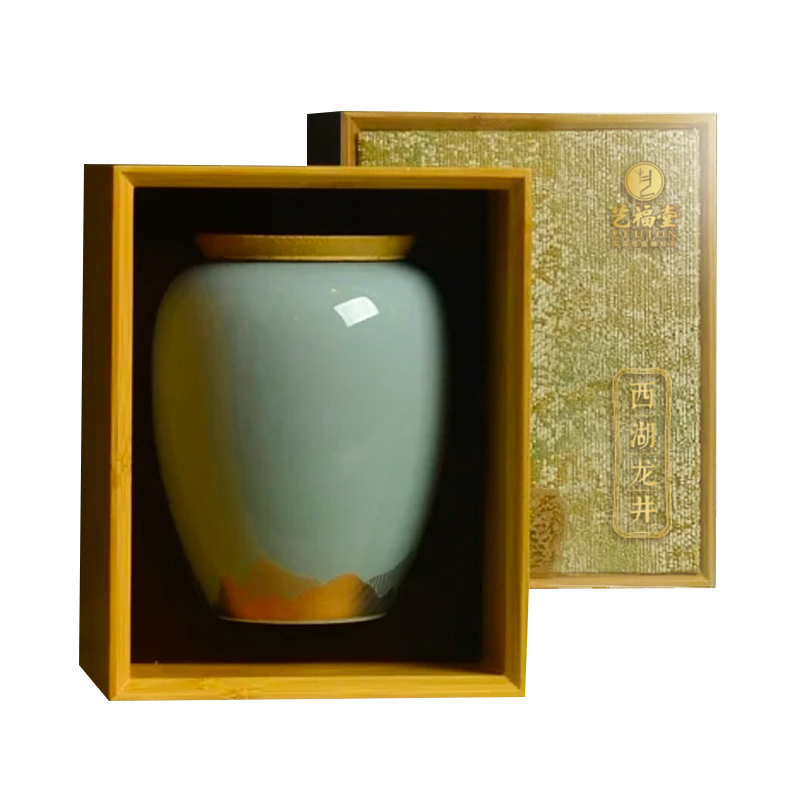 艺福堂茗茶旗舰店艺福堂茶叶新茶西湖龙井茶明前特级15+春绿茶高档礼盒装100g1