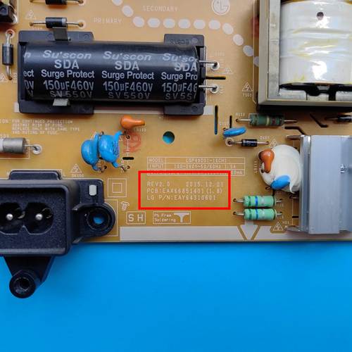 原装LG 49LH5700-CD电源EAX66851401 EAY64310601 LGP49DS1-16CH1 - 图0