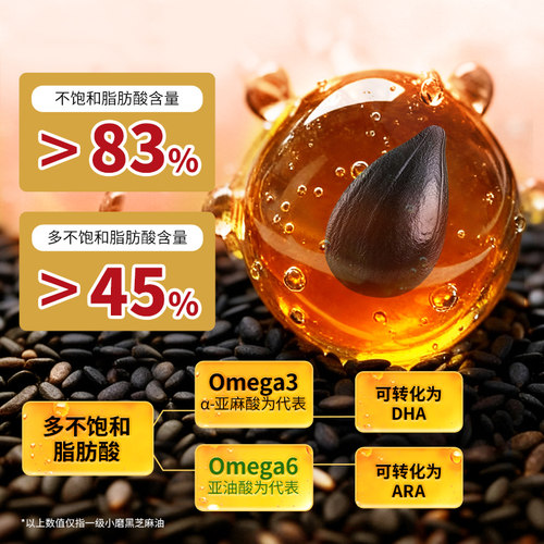 南方黑芝麻油传统小磨工艺浓香凉拌烹饪调沙拉碗料100ml/2瓶 - 图2