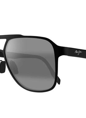 海外代购MauiJim男士太阳眼镜偏光防眩光金属框方框驾驶户外出行