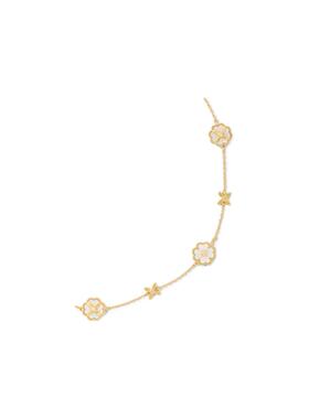 代购kate spade女士项链优雅精致时尚日常佩戴金色花朵吊坠