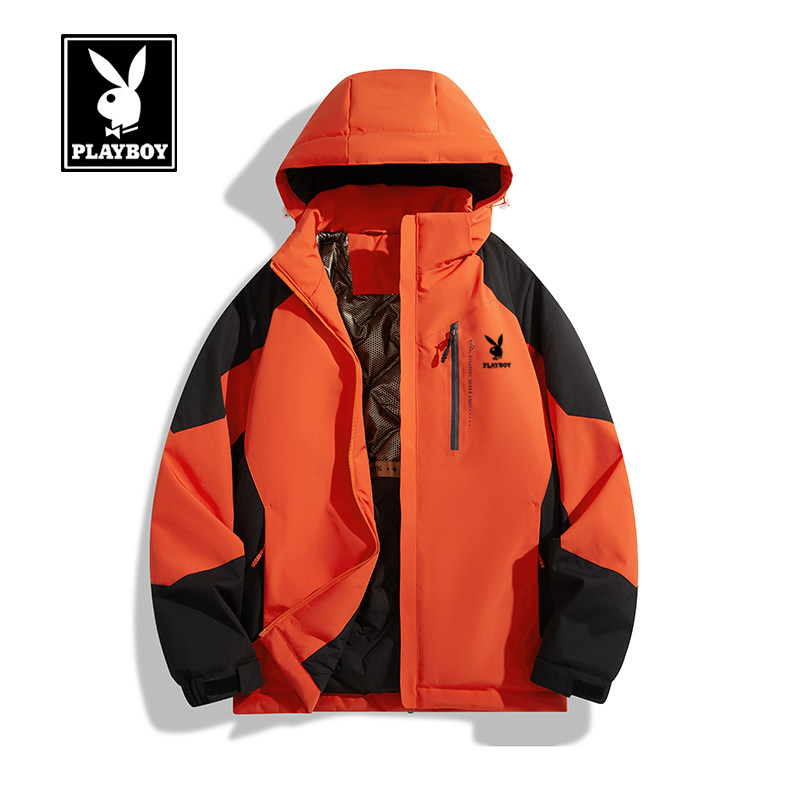 花花公子棉服外套男女秋冬季冲锋衣宽松加绒加厚棉衣保暖夹克棉袄,淘宝优惠券,粉丝福利购,淘宝优惠卷