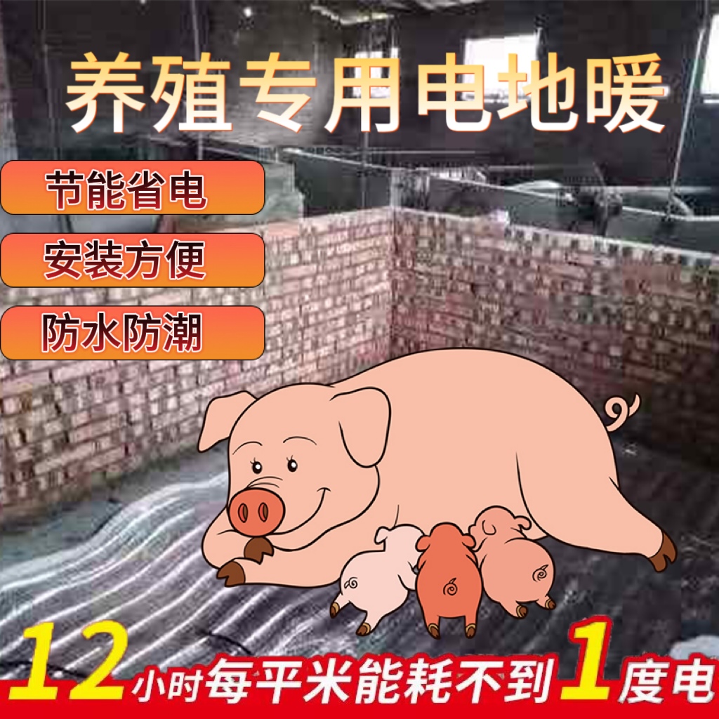 升级节能畜牧地暖猪仔取暖养猪设备猪场电热毯养殖猪用地暖电热毯 - 图3