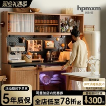 Foam Small Acumen Furniture Nordic Solid Wood Dining Side Cabinet Cherry Wood Dongle Wood Cave Plate Locker Kitchen High Cabinet Leaning Against Wall