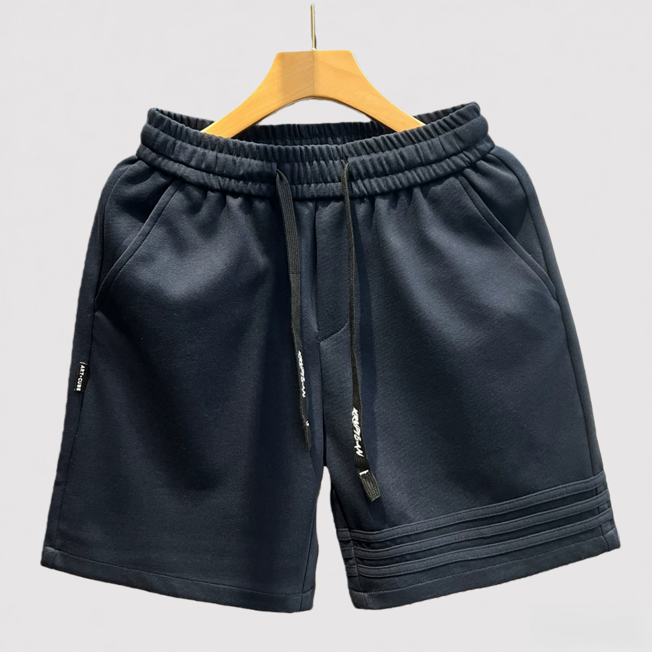 设计感高端重磅三条杠运动休闲短裤男美式复古卫裤夏季宽松五分裤,淘宝优惠券,粉丝福利购,淘宝优惠卷