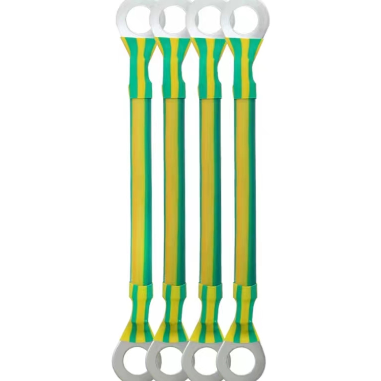 10平方16平方25平方黄绿双色法兰电箱电柜桥架电瓶连接地线跨接线 - 图3
