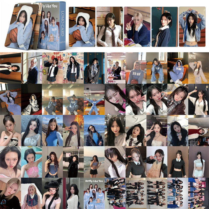 55张BABYMONSTER小怪兽卡片REALLY LIKE YOU郑雅娴ASA自印小卡ins,淘宝优惠券,粉丝福利购,淘宝优惠卷