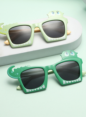小鳄鱼墨镜儿童太阳镜防紫外线