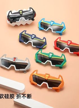 儿童软硅胶偏光太阳变形金刚墨
