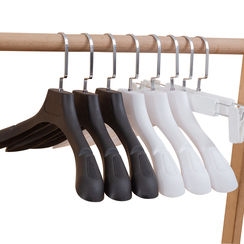 防滑塑料衣架服装店专用衣服挂家用成人衣服架子宽肩无痕衣挂裤架,淘宝优惠券,粉丝福利购,淘宝优惠卷