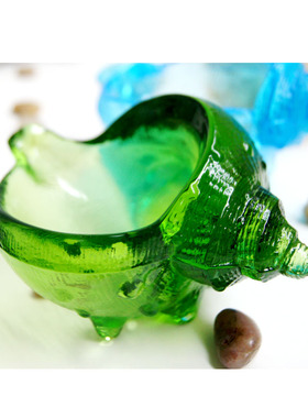 彩色海螺甜品碗花瓶烟缸