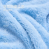 三利 Хлопковое милое детское полотенце, мультяшный носовой платок домашнего использования, увеличенная толщина, хорошо впитывает воду