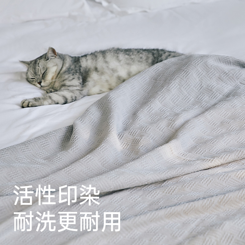 三利夏季毛巾被纱布纯棉被子空调盖毯薄款单人双人午睡毯子夏凉被,淘宝优惠券,粉丝福利购,淘宝优惠卷