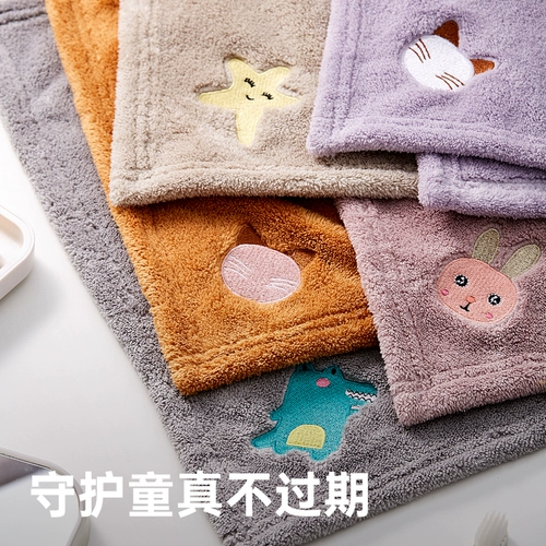 三利 Мультяшное милое быстросохнущее детское полотенце, носовой платок, хорошо впитывает воду