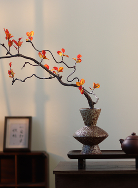 诧寂风陶瓷花瓶装饰摆件