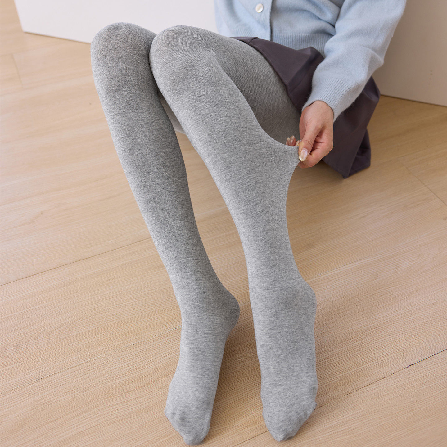 平纹平板棉打底裤袜女中厚秋冬季灰色连裤袜高腰显瘦踩脚裤子薄绒,淘宝优惠券,粉丝福利购,淘宝优惠卷