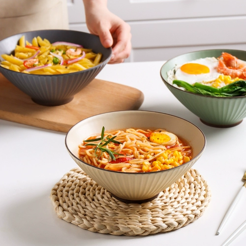 Большая супница для домашнего использования, керамическая посуда, скандинавский стиль