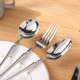 Kawashimaya high-value steak knife, fork spoon three-piece set